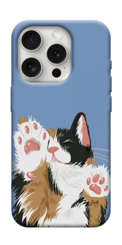 Чохол BLEX з картинкою Funny cat для Apple iPhone 16 Pro (6.3