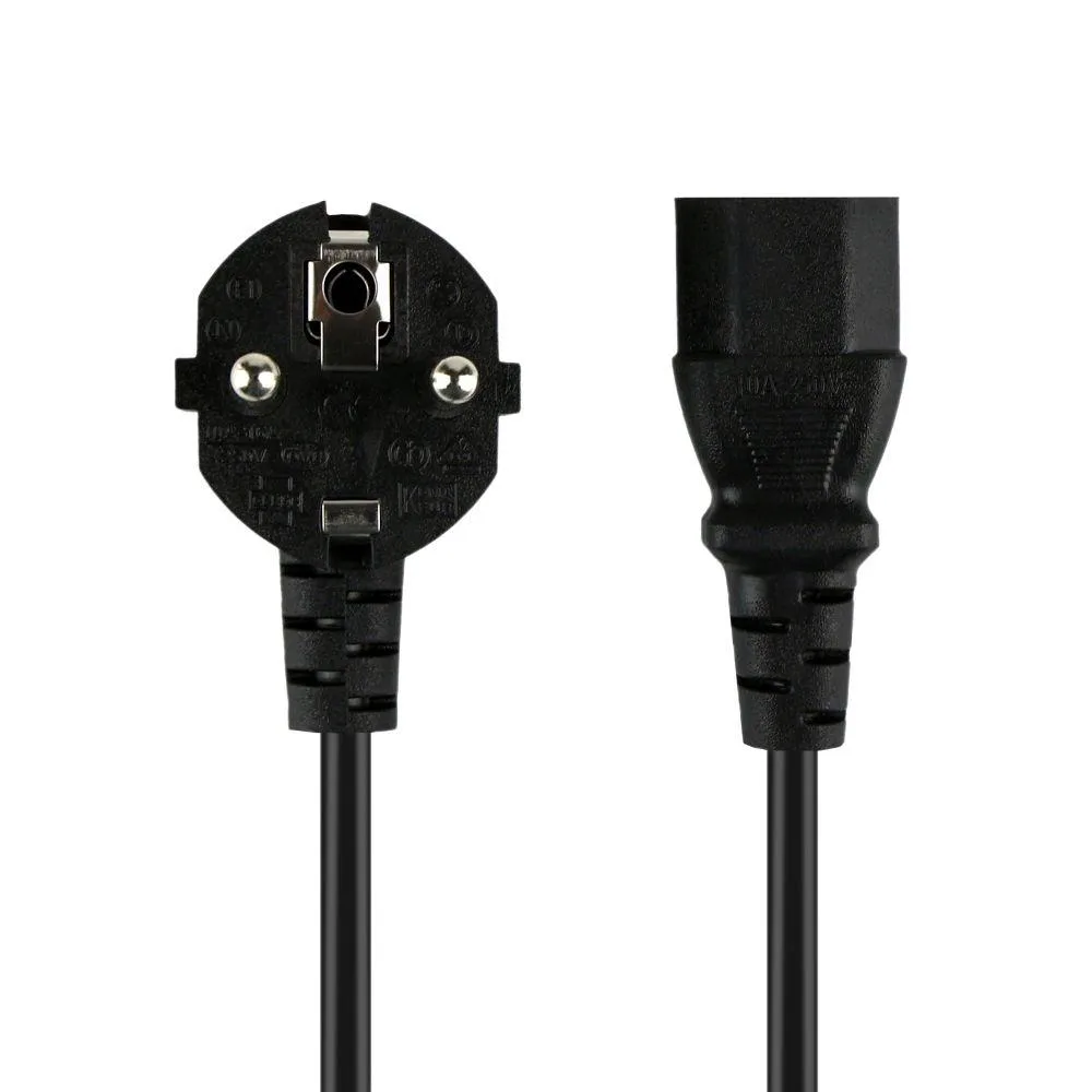 Мережевий шнур (C13-CEE 7/7) 1.5m 3*0.75mm 2 PC-186-VDE Чорний
