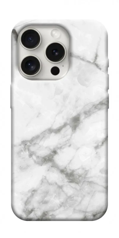 Чохол BLEX з картинкою Білий мармур 3 для Apple iPhone 16 Pro (6.3