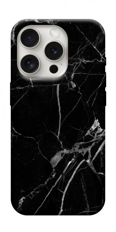Чохол BLEX з картинкою Чорний мармур для Apple iPhone 16 Pro (6.3