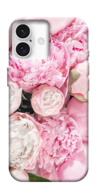 Чохол BLEX з картинкою Pink peonies для Apple iPhone 16 (6.1