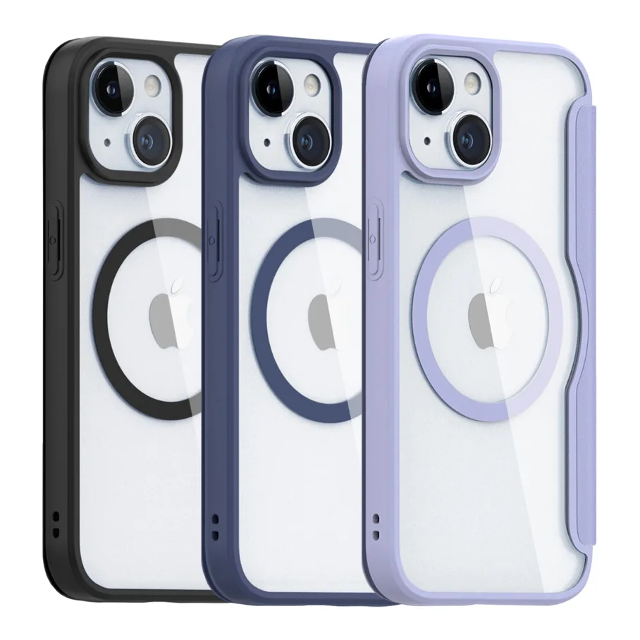Чохол-книжка Dux Ducis Skin X Pro with MagSafe для iPhone 15 Purple