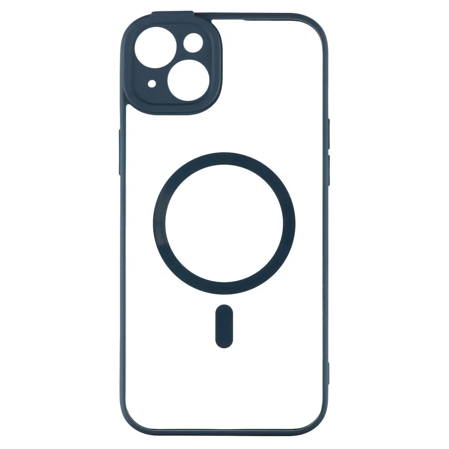Чохол Baseus Frame Series Magnetic Case+Glass 0.22mm для iPhone 14 Plus ARJT030003 Blue