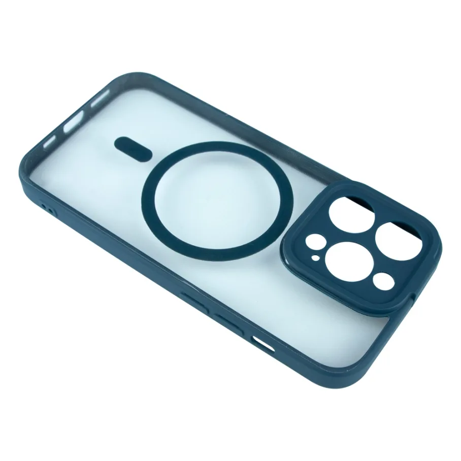Чохол Baseus Frame Series Magnetic Case+Glass 0.22mm для iPhone 14 Pro ARJT020103 Blue