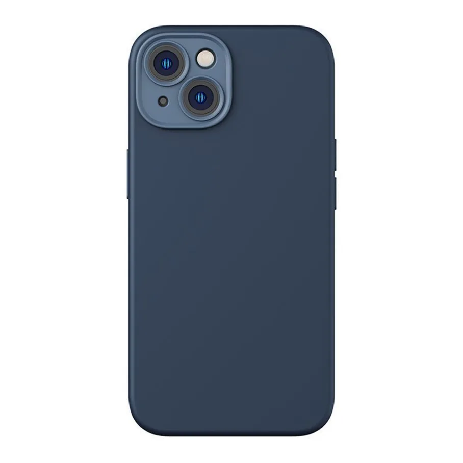 Чохол Baseus Liquid Silica Gel Case+Glass 0.22mm для iPhone 14 ARYT001603 Blue