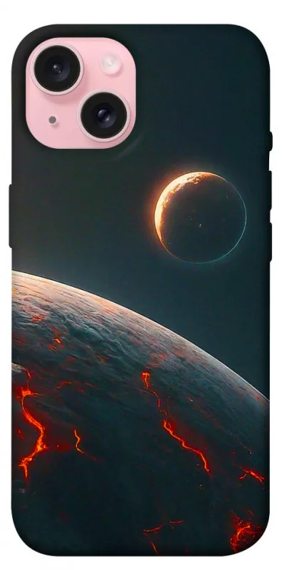 Чохол BLEX з картинкою Lava planet для Apple iPhone 15 (6.1