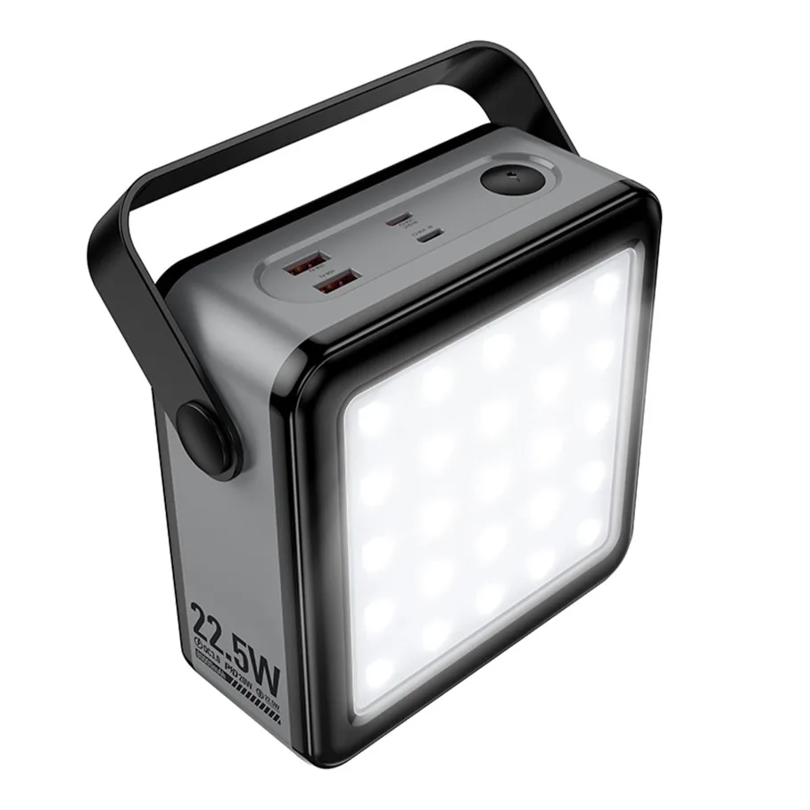 Універсальна Мобільна Батарея Power Bank Hoco J161 22.5W+PD20W with lighting 80000mAh Чорний