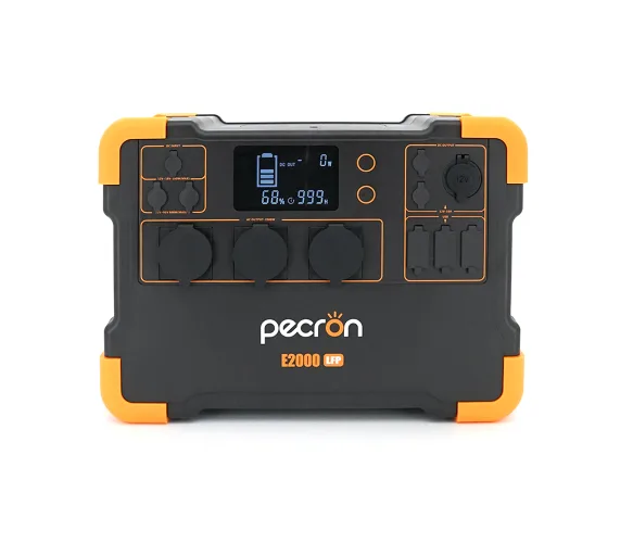 Зарядна Станція Power Station Pecron E2000LFP,2000W,1920Wh,3хAC220,1×USB-C(100W),1×USB-C(18W),4×USB-A(3×10W,1×18W),Fast charge,LiFePO4 EU plug