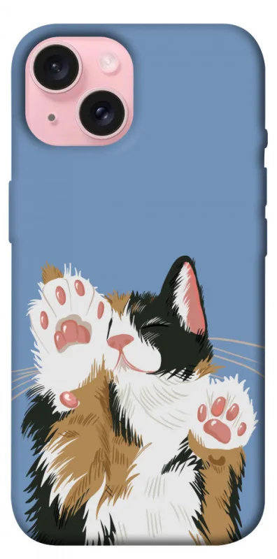 Чохол BLEX з картинкою Funny cat для Apple iPhone 15 (6.1