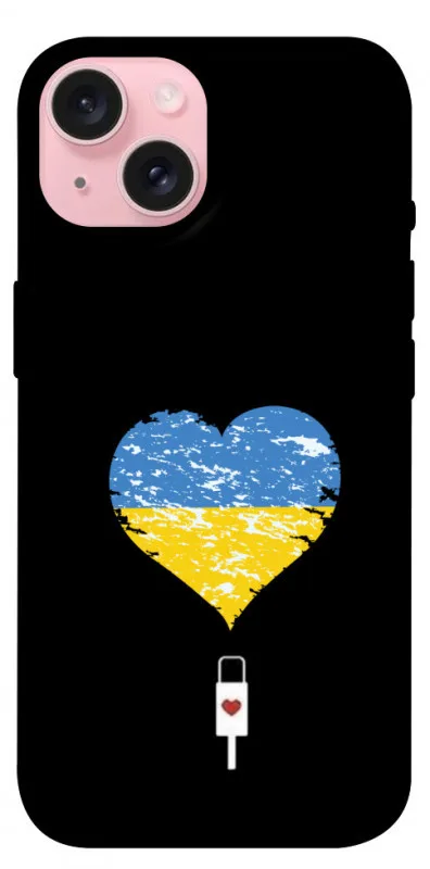 Чохол BLEX з картинкою З Україною в серці для Apple iPhone 15 (6.1