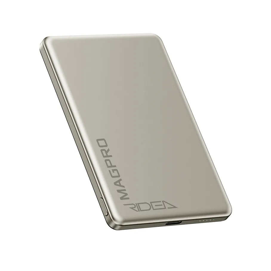 Мобільна Батарея Ridea RP-M5 MAGPRO QC/PD 20W, QI 15W with Magnetic 5000mAh М'ята упаковка Титан
