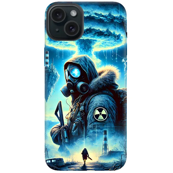 Чохол S.T.A.L.K.E.R. 2 (Сталкер 2) для IPhone 15 (ЧОРНИЙ)