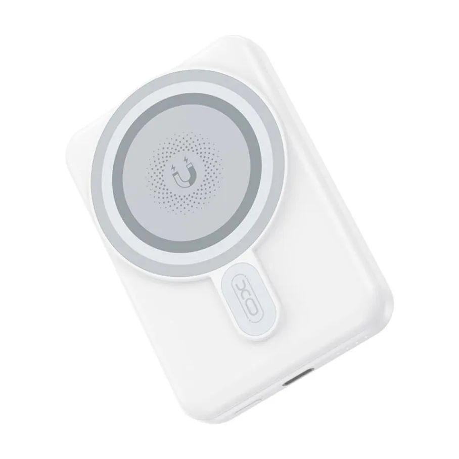 Універсальна Мобільна Батарея Power Bank XO PR264 Magnetic 15W wireless charging+PD20W with a holder 10000mAh Білий