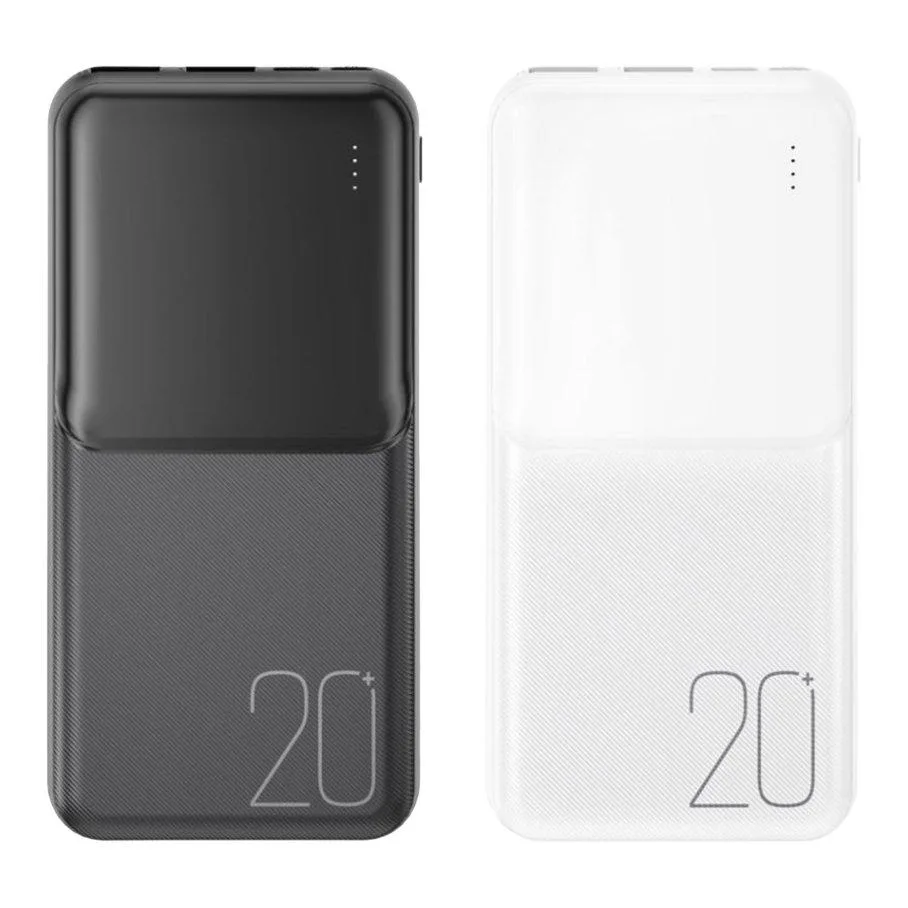 Універсальна Мобільна Батарея Power Bank XO PR252 Lighted Mobile Power 20000 mAh Чорний