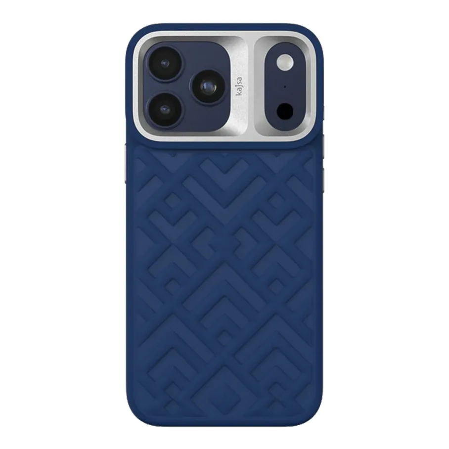 Чохол Kajsa Briquette Collection Rhombus with MagSafe для iPhone 17 Pro Max Blue B-Ring