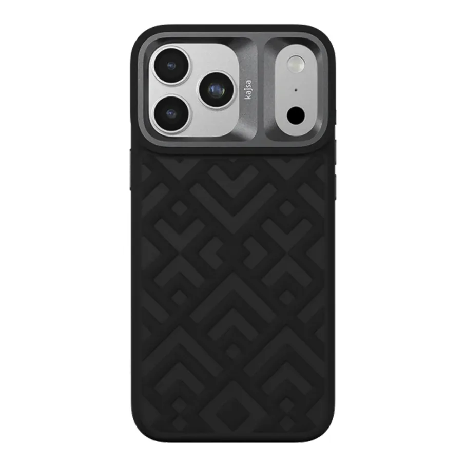 Чохол Kajsa Briquette Collection Rhombus with MagSafe для iPhone 17 Pro Max Black B-Ring