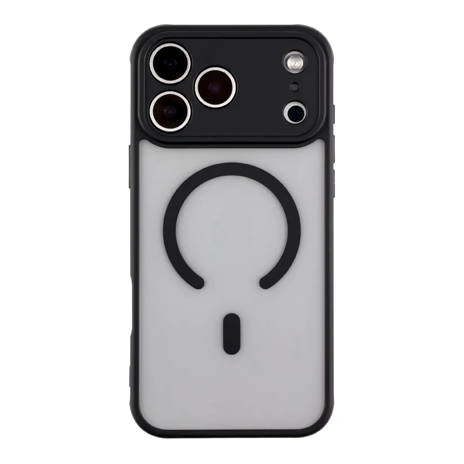 Чохол TPU+PC Anti Drop Full Camera with MagSafe-C для iPhone 17 Pro Max Black