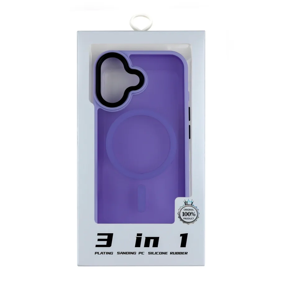 Чохол TPU+PC ShadowMat with MagSafe для iPhone 17 Elegant Purple