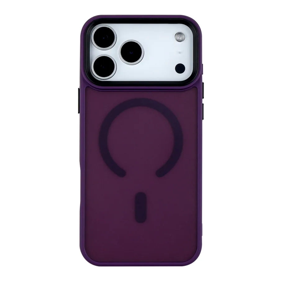 Чохол TPU+PC ShadowMat with MagSafe для iPhone 17 Pro Max Dark Purple