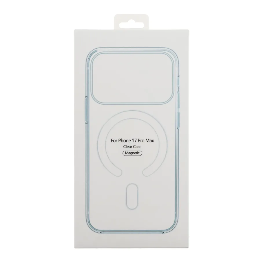 Чохол TPU Clear Case with Magsafe-C для iPhone 17 Pro Max Transparent