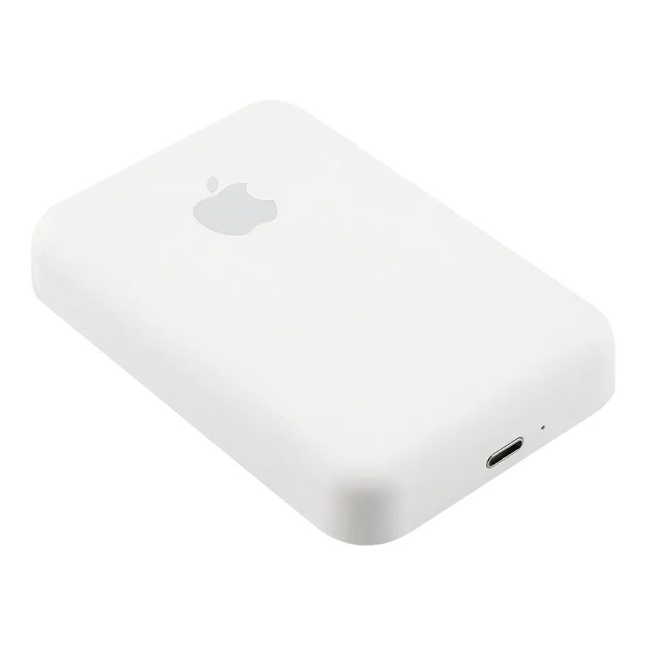 Універсальна Мобільна Батарея Power Bank Apple MagSafe Battery Pack 5000mAh Logo Бiлий