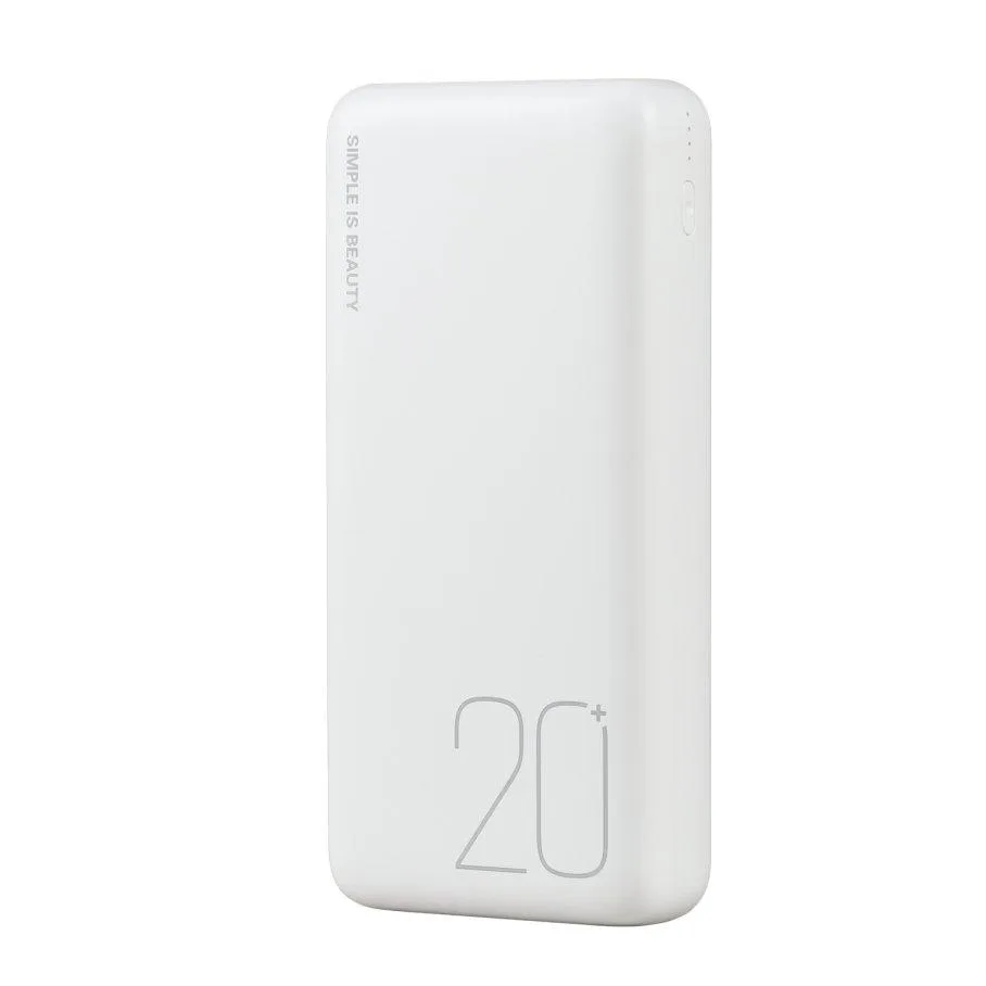 Універсальна Мобільна Батарея Power Bank XO PR183 20000 mAh Білий