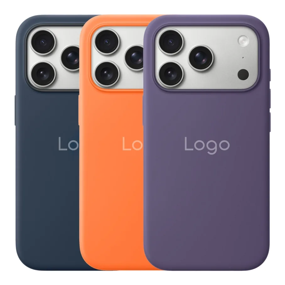Чохол Silicone Case with MagSafe IC для iPhone 17 Pro Max Orange