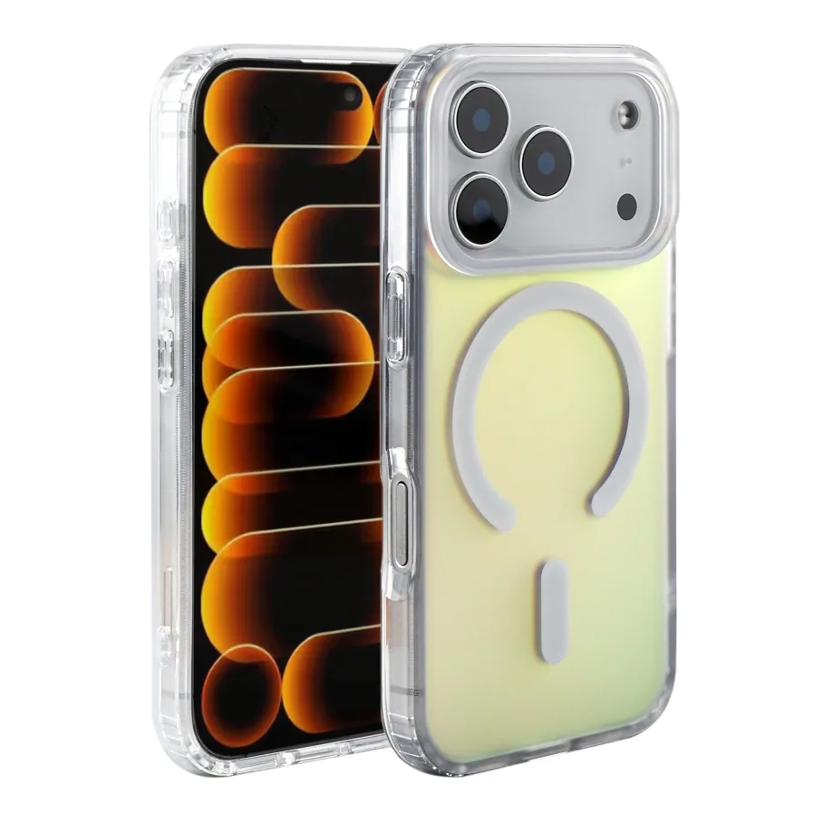 Чохол TPU+PC IMD Gradient with MagSafe для iPhone 17 Pro Max Transparent