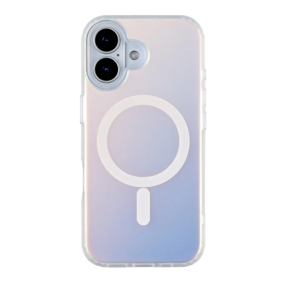 Чохол TPU+PC IMD Gradient with MagSafe для iPhone 17 Transparent