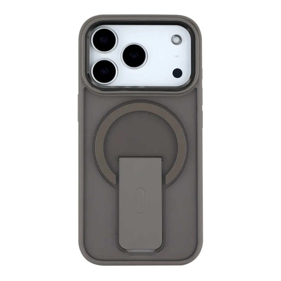 Чохол TPU+PC FlexGuard Magnetic Ring Stand для iPhone 17 Pro Max Titanium
