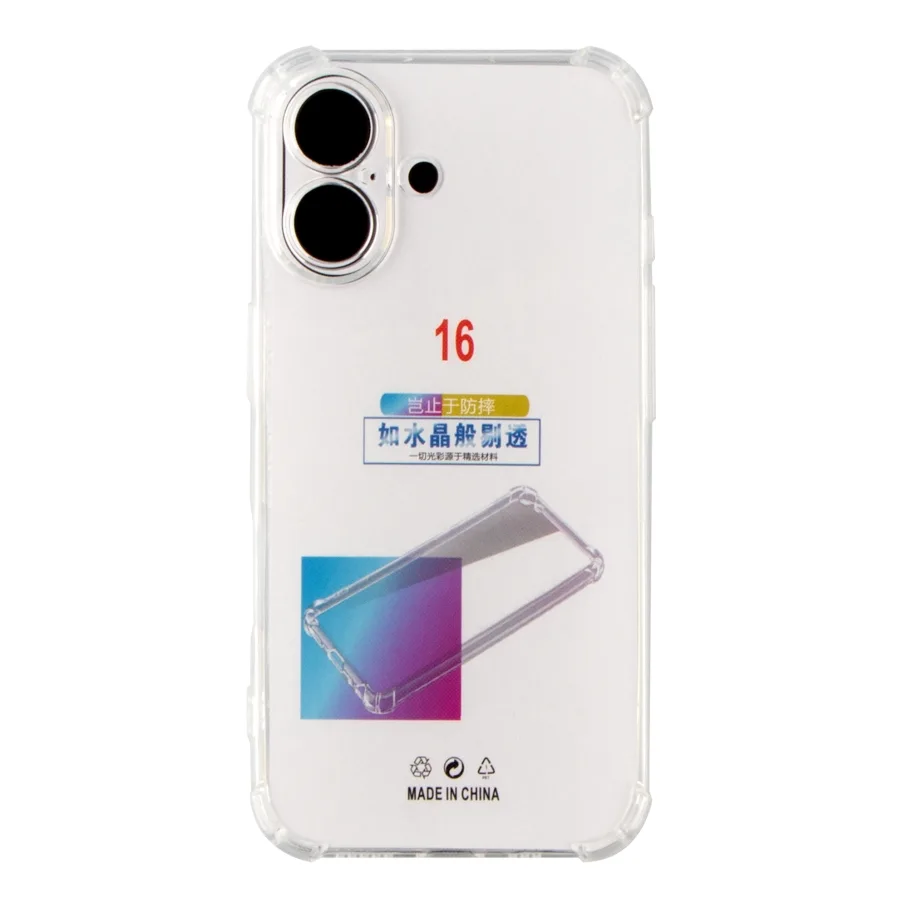 Чохол TPU Virgin Hard Full Camera для iPhone 16 Transparent
