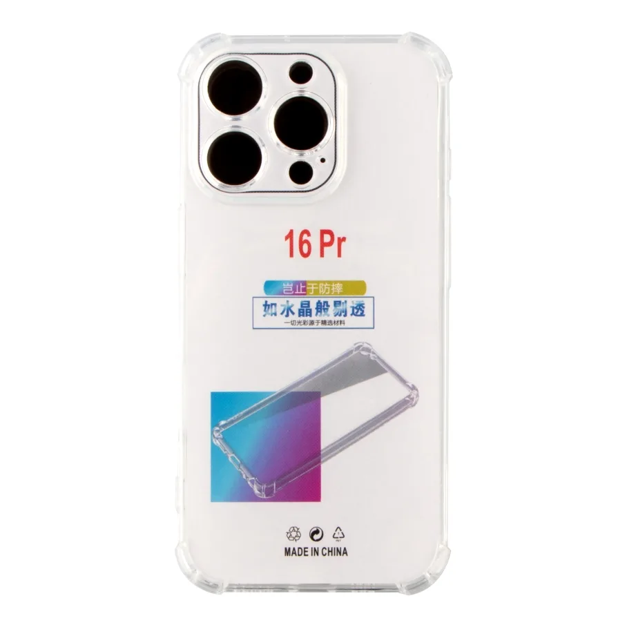 Чохол TPU Virgin Hard Full Camera для iPhone 16 Pro Transparent
