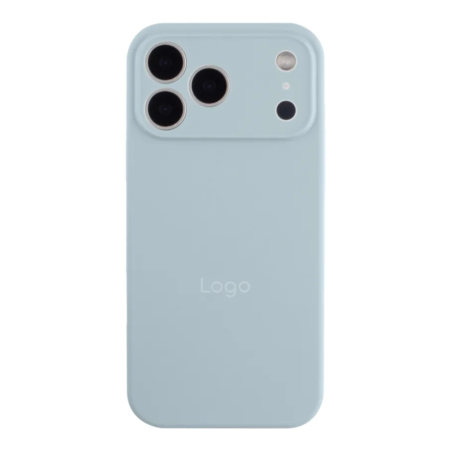 Чохол Silicone Case Full Size with Frame для iPhone 17 Pro Max 58.Sky Blue