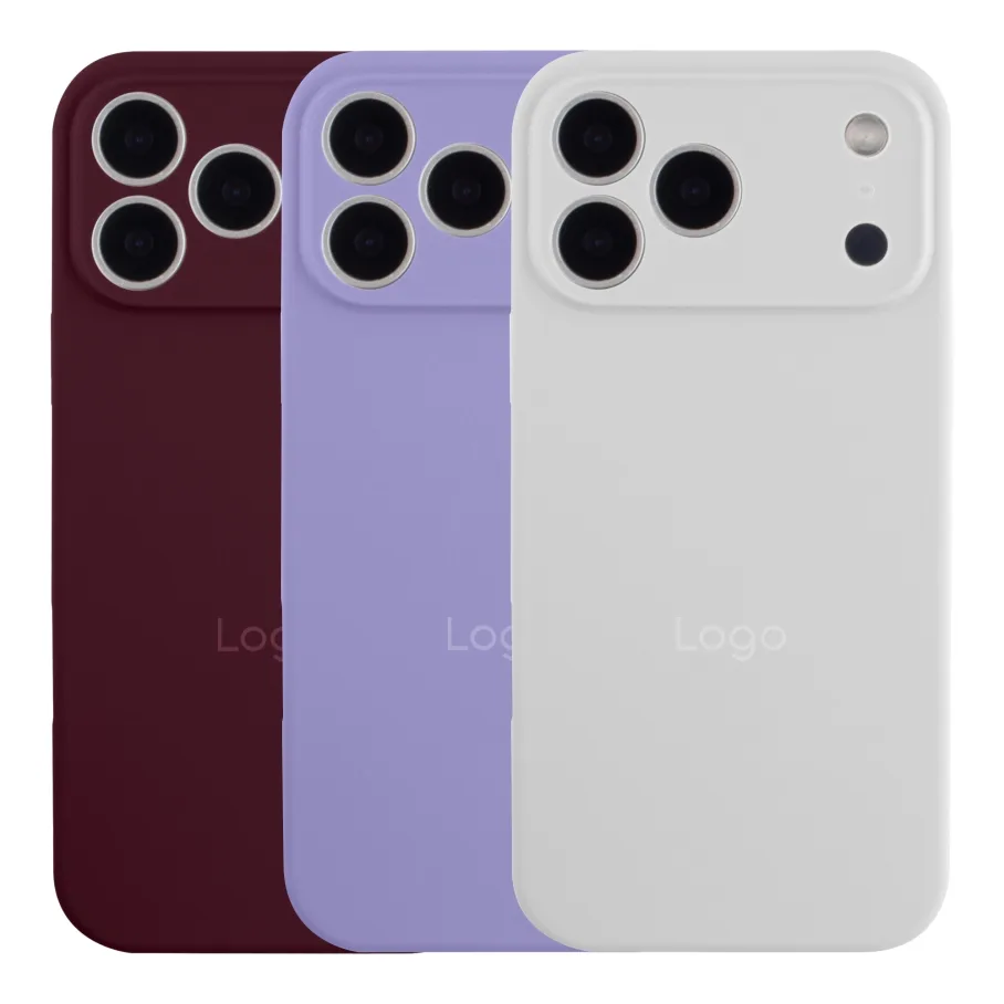 Чохол Silicone Case Full Size with Frame для iPhone 17 Pro Max 15.Dark Grey