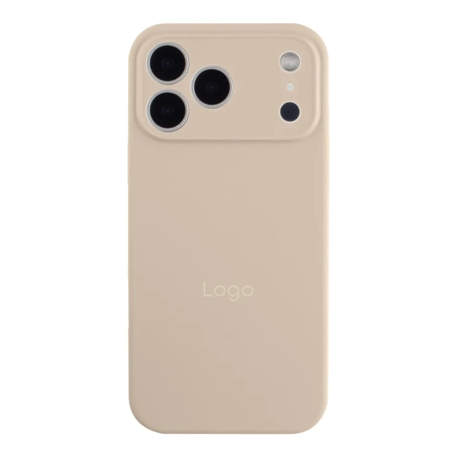 Чохол Silicone Case Full Size with Frame для iPhone 17 Pro Max 11.Antique White