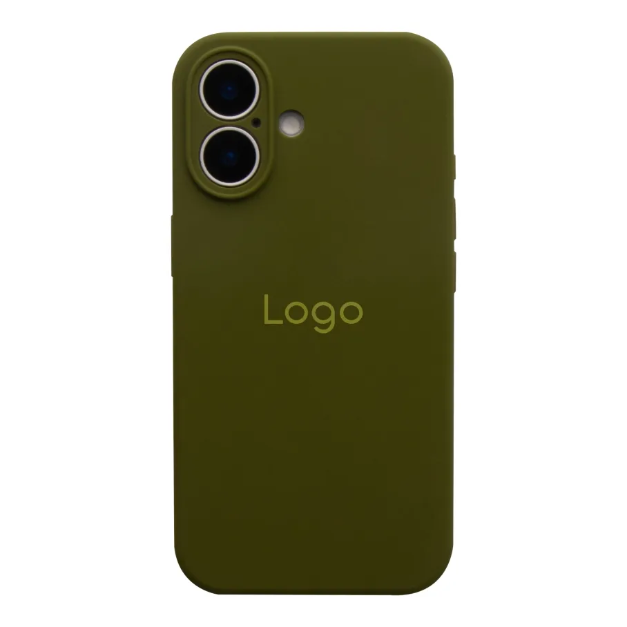 Чохол Silicone Case Full Size with Frame для iPhone 17 45.Army Green