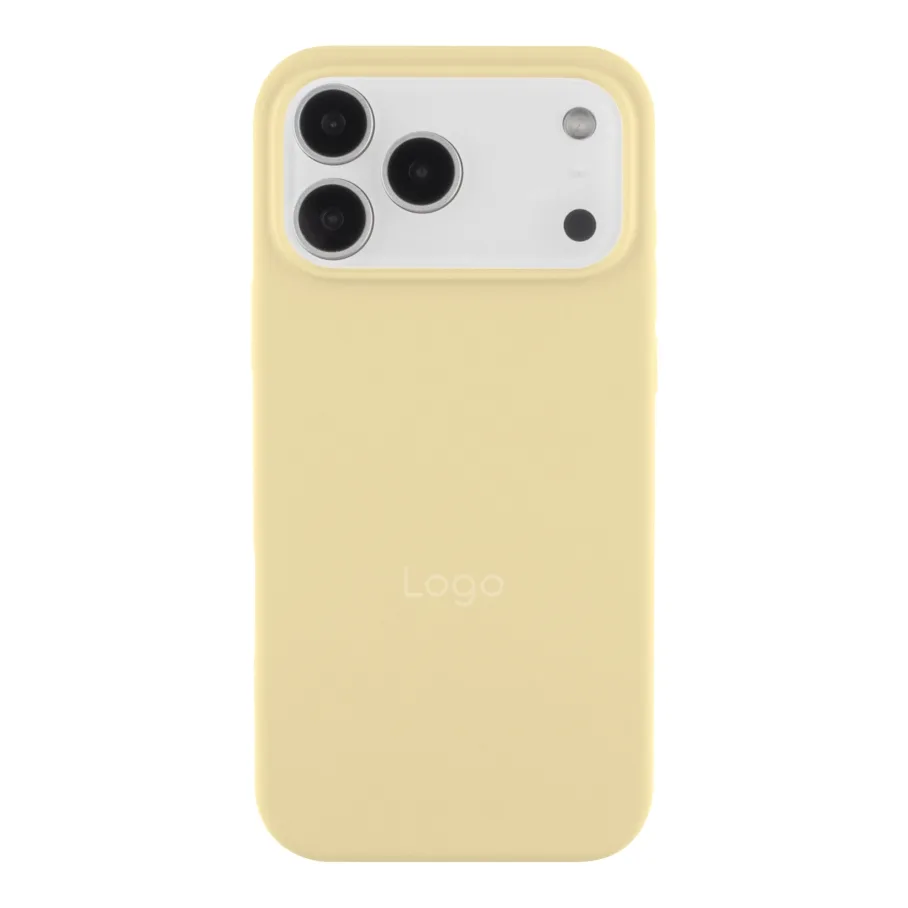 Чохол Silicone Case Full Size (AA) для iPhone 17 Pro Max 60.Crem Yellow