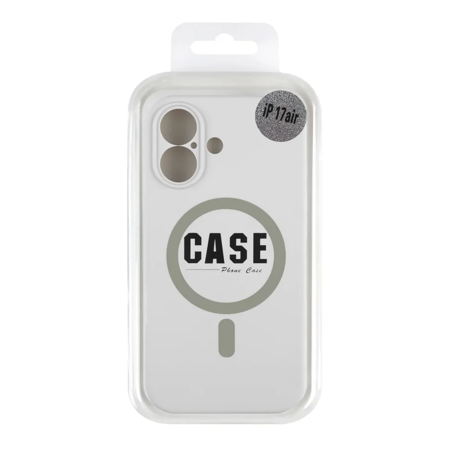 Чохол Glow Silicone Case Full Camera with Magsafe для iPhone 17 White