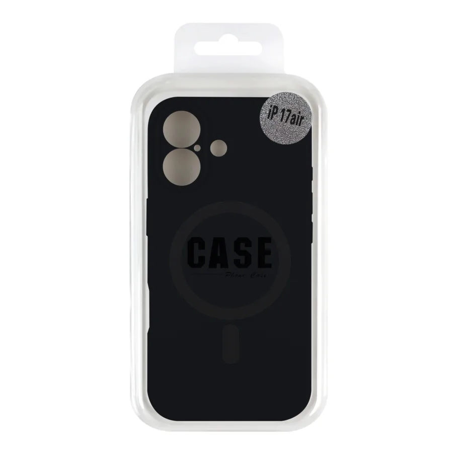 Чохол Glow Silicone Case Full Camera with Magsafe для iPhone 17 Black
