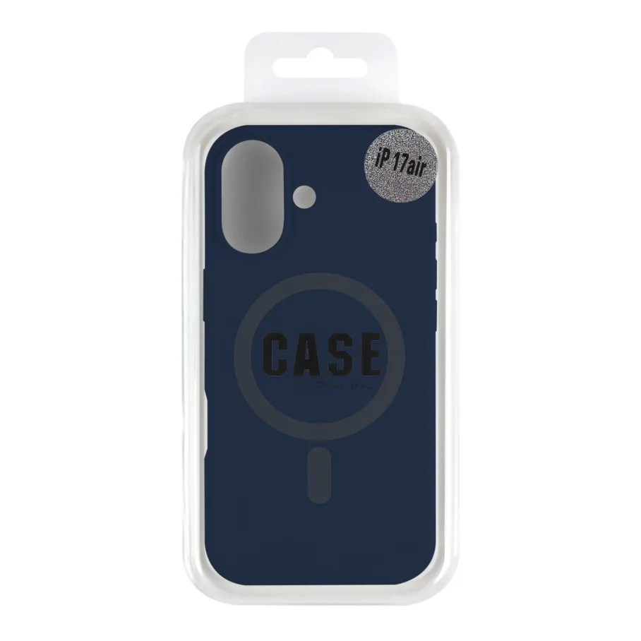 Чохол Glow Silicone Case with Magsafe для iPhone 17 Dark blue