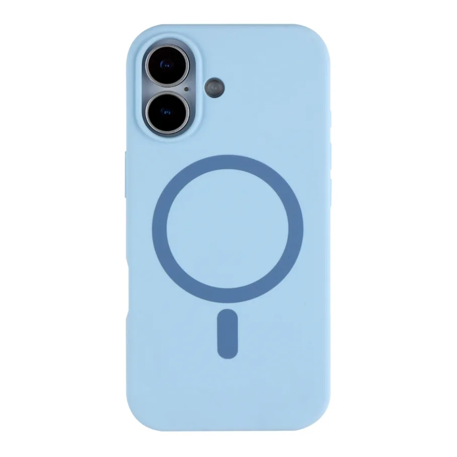 Чохол Glow Silicone Case with Magsafe для iPhone 17 Blue
