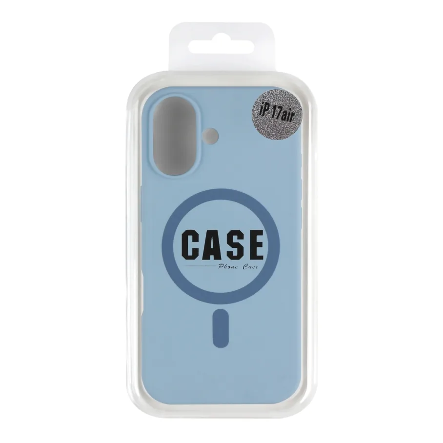 Чохол Glow Silicone Case with Magsafe для iPhone 17 Blue