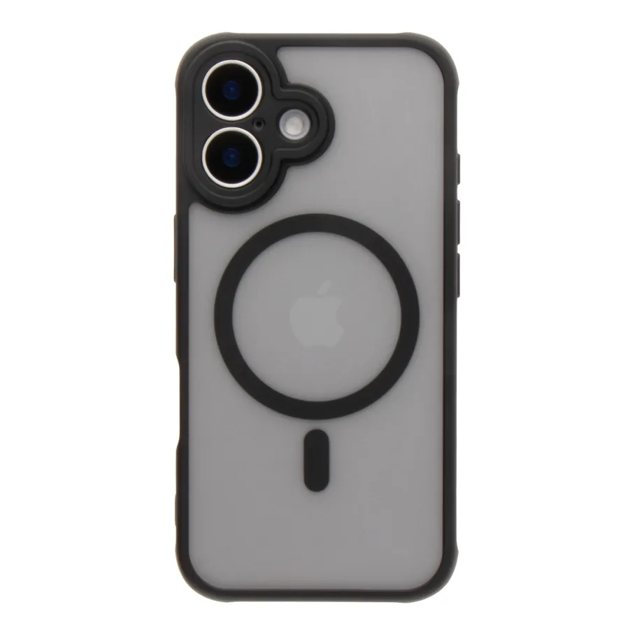 Чохол TPU+PC Anti Drop Full Camera with MagSafe для iPhone 16 Black