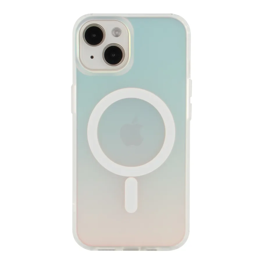 Чохол TPU+PC IMD Gradient with MagSafe для iPhone 15 Transparent