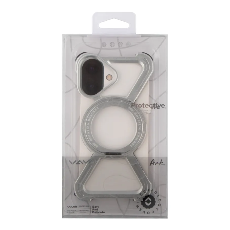 Чохол Titanium ArmorX Mag для iPhone 16 Silver