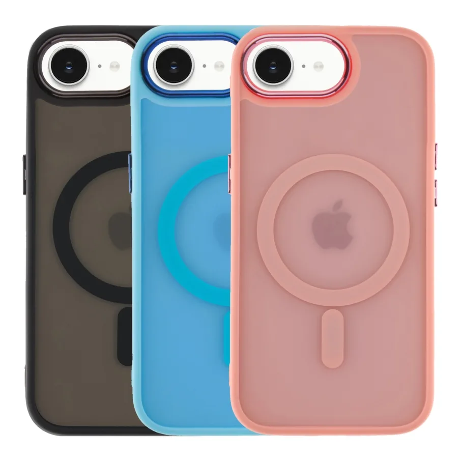 Чохол TPU+PC Space Magnetic Color with Magsafe для iPhone 17e/16e Dark Purple