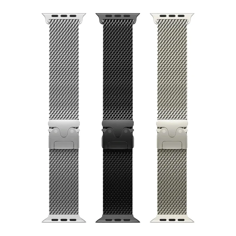 Ремінець для Apple Watch Milanese Clasp 42/44/45/49 mm Black