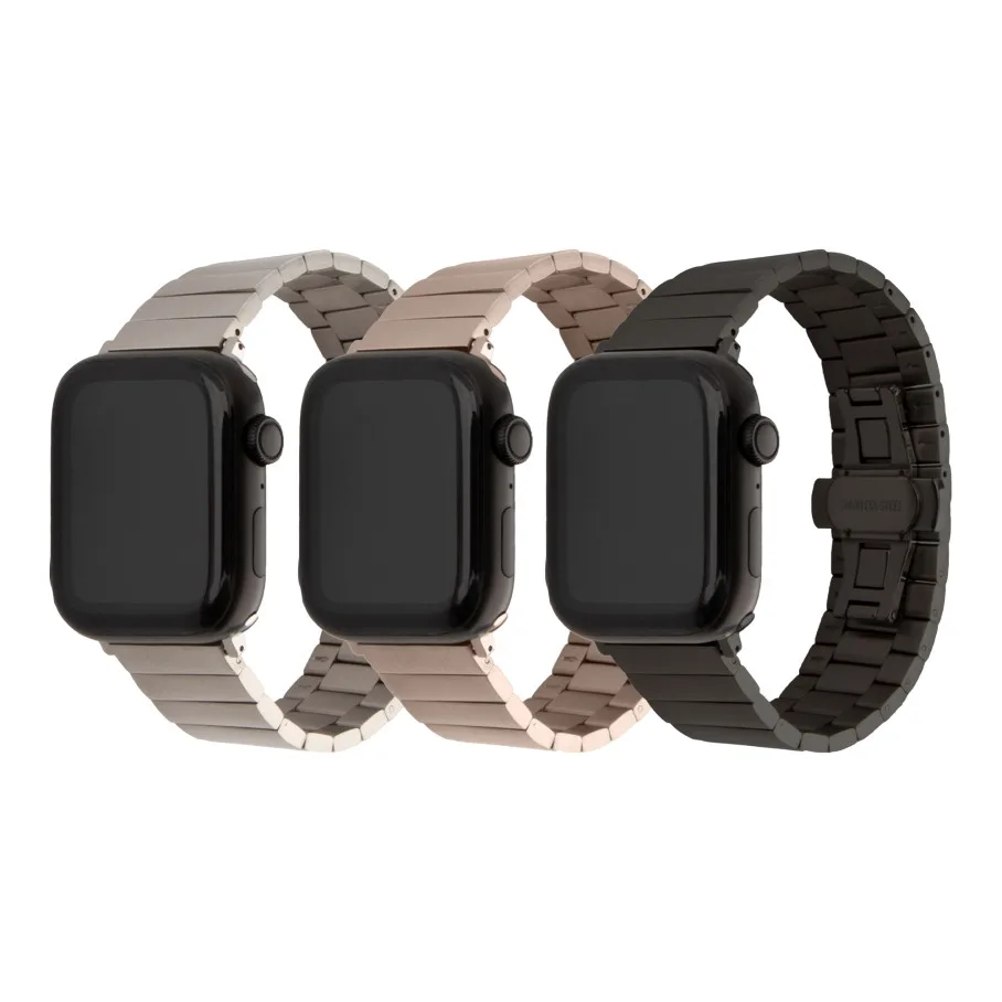 Ремінець для Apple Watch Metal Link 42/44/45/49 mm Gold