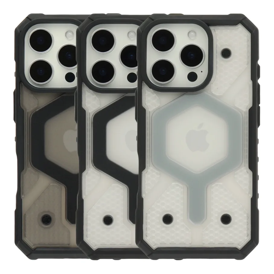 Чохол TPU+PC ArmorHex Magnetic Case для iPhone 16 Pro Matte Black