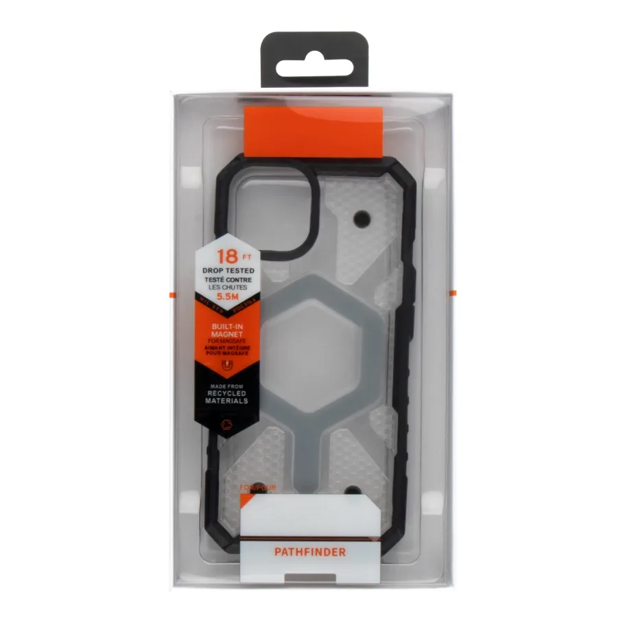 Чохол TPU+PC ArmorHex Magnetic Case для iPhone 15 Transparent Grey
